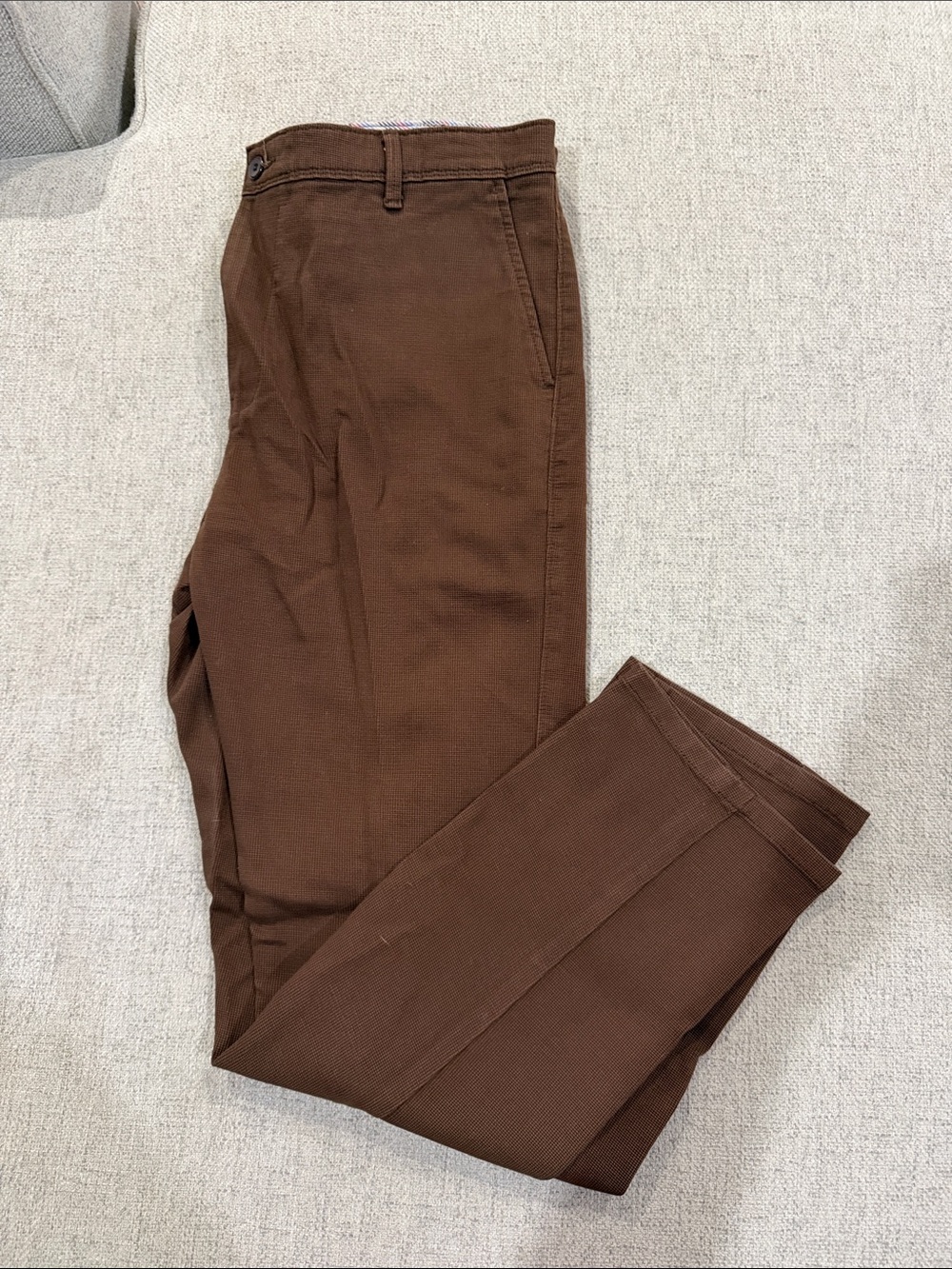 Burberry Men's Dark Brown Dress Pants